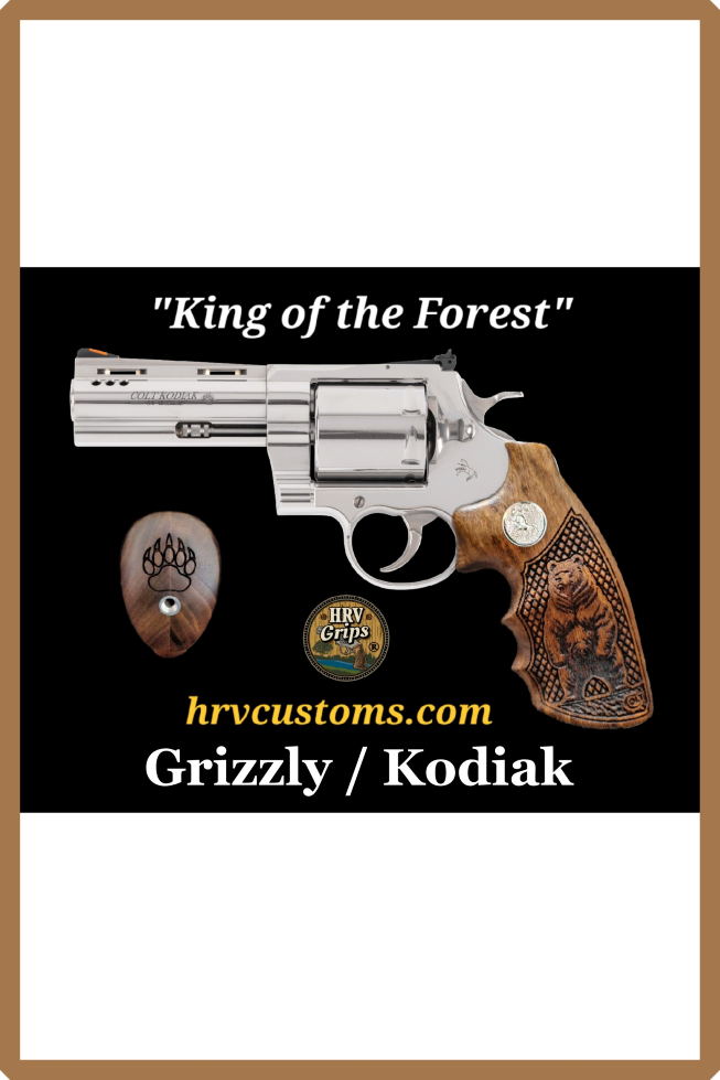 Colt Grizzly/Kodiak I-Frame Flattop Diamond/Stipple Inset 